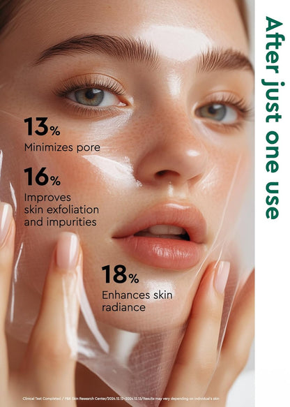 Bewants Seaweed PDRN Peel-Off Wrapping Jelly Mask 3.38 fl oz with Spatula | Facial Mask with AHA BHA & Niacinamide | Pore Minimizing | Smoother Skin Texture | 1 Pack
