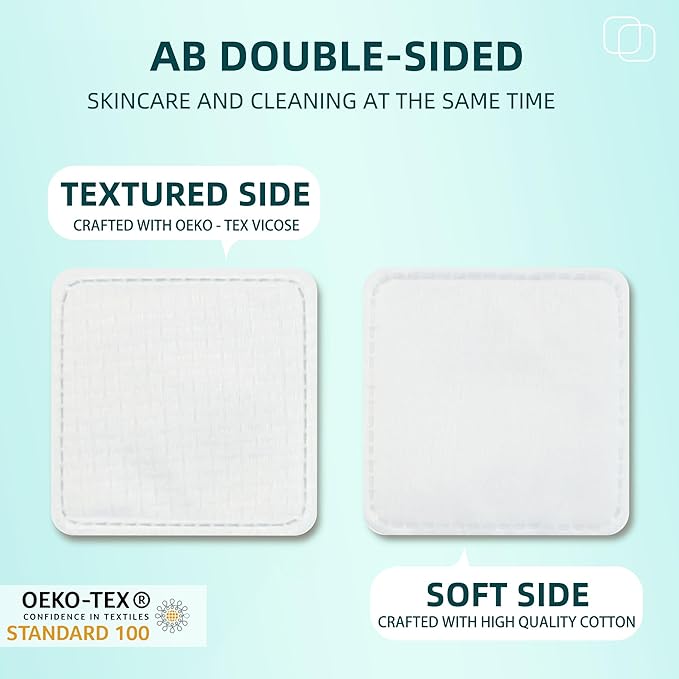 Premium square cotton pads for