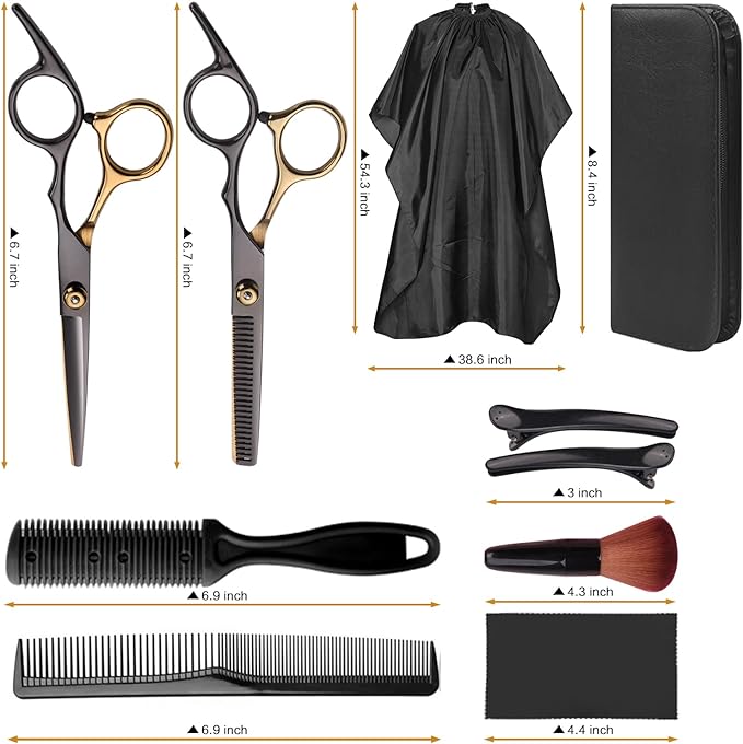 Hair Cutting Scissors Kit, Hair