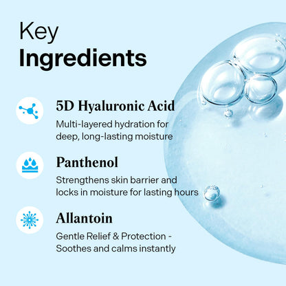 Torriden DIVE IN Hyaluronic Acid Serum 50ml(1.69 fl.oz.) * 2 (Pack of 2) | Deep Hydration to Get Glow Skin | Hyaluronic Acid, Panthenol, Allantoin | Korean Facial Serum