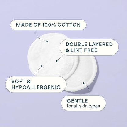 Cliganic organic cotton rounds (500