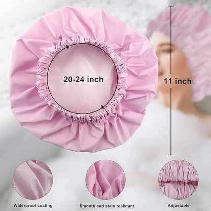 Reusable shower cap for women,
