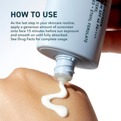 Skin Solar Shade - Moisturizing Face Sunscreen SPF 46 PA++++ Broad Spectrum UV Protection. Hydrating Sunblock for Dry Skin. Lightweight Travel Size Sun Protection, 1.7oz