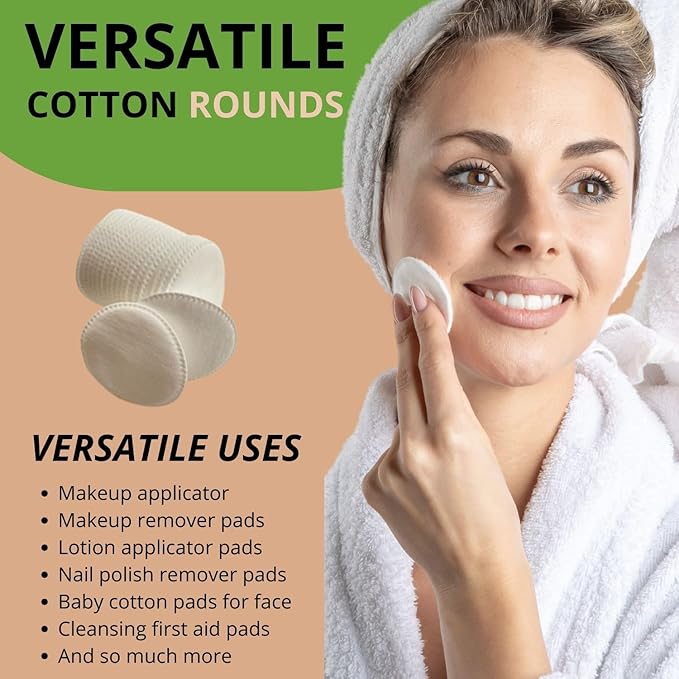 Beautiful mind cotton rounds makeup