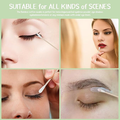 Bamboo cotton swabs 600 count