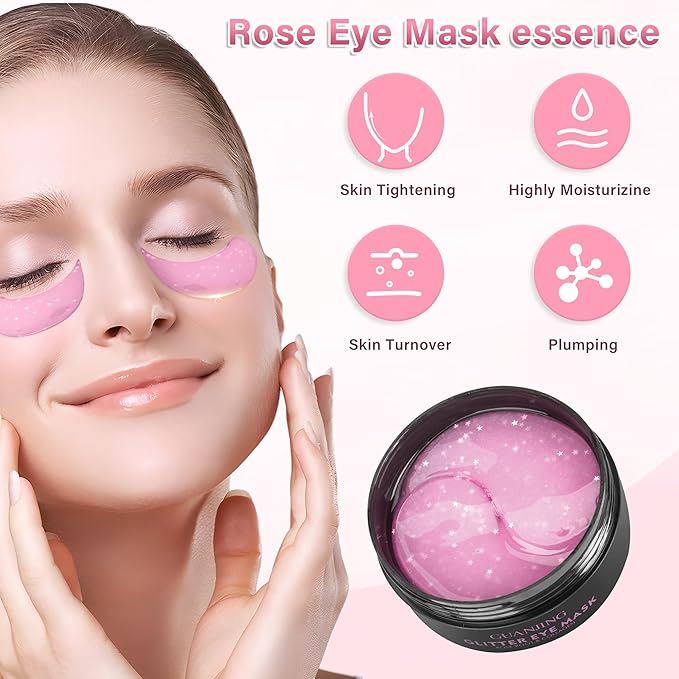 Caffeine under eye masks for