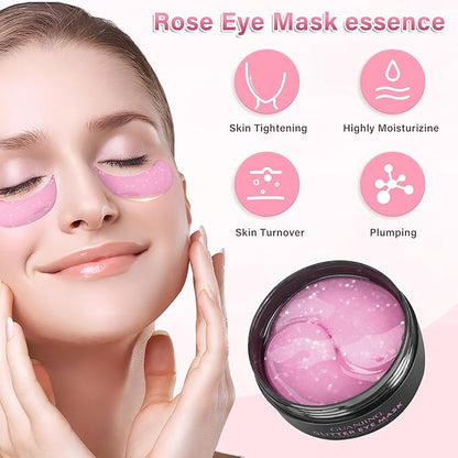 Caffeine under eye masks for