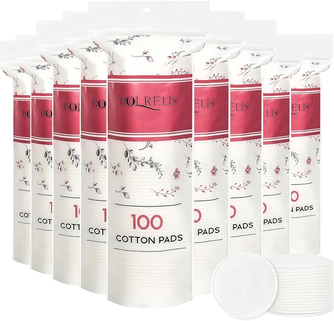 Premium cotton rounds for face