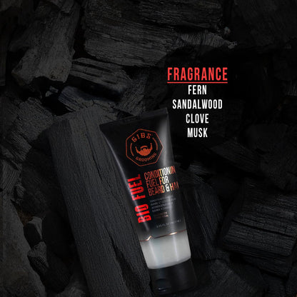 GIBS BioFuel Hair Conditioner For Men - Beard & Hair Conditioner, 3.25 oz