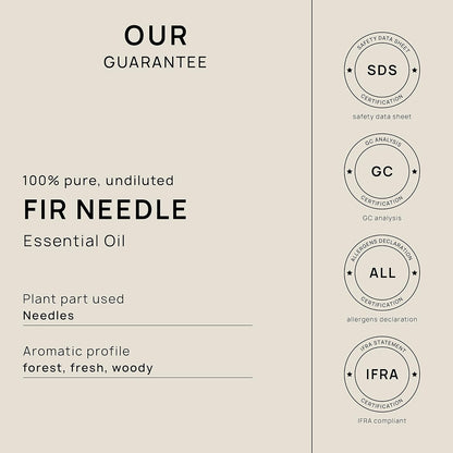 VINEVIDA Fir Needle Essential Oil 32 oz - Undiluted Candle Scent DIY Scents for Candlemaking Bulk Soap Making Safe Skin 946.36 milliliters 40.96 Ounces