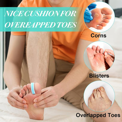 20Pack Foam Toe Separator, Breathable Toe Spacers for Women Men, Toe Spreader to Reduce Friction and Relieves Corns Pain, Relieve Pain Caused by Bunions