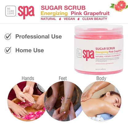 BCL SPA Sugar Scrub Pink Grapefruit, 16 oz
