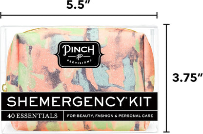 Pinch Provisions Shemergency Kit for Her, 40 Emergency Essential Items, Compact, Multi-Functional Pouch, Gift for Women, Birthday, Bachelorette Parties, and More!