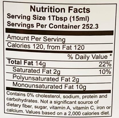 Baja Precious - Avocado Oil 100% Pure, 1 Gallon Jug, Food Grade Perfect for High Heat Cooking, Skincare, Hair Treatments, Soapmaking & More