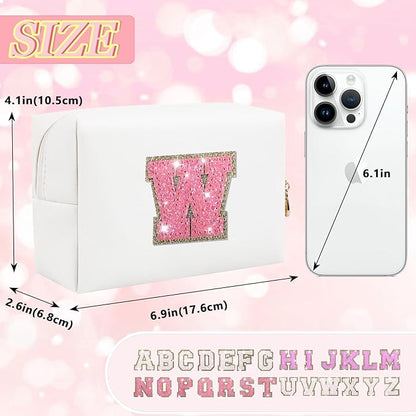 Personalized initial letter patch makeup