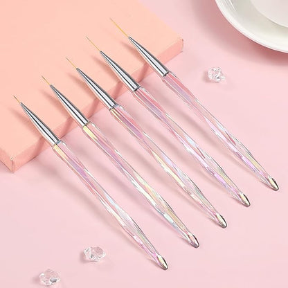 Teoyall nail art liner brushes,