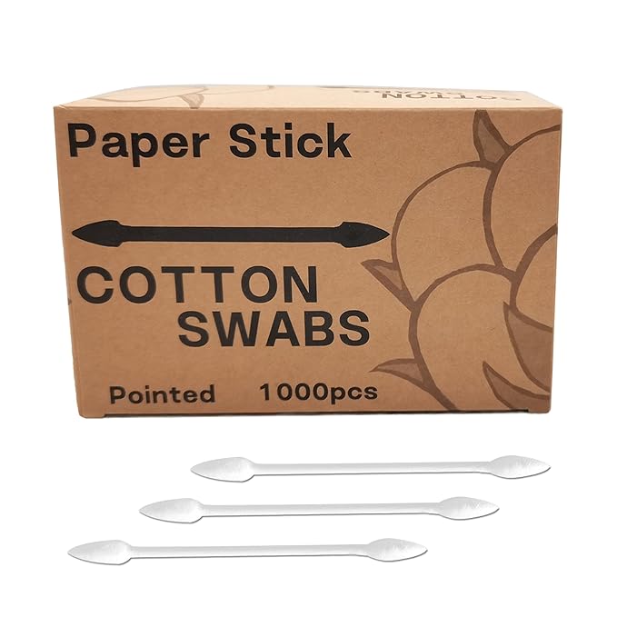 Pointed tip cotton swabs,1000 count