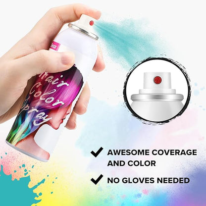 Light Blue Hair Spray Color