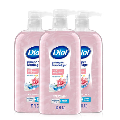 Dial Body Wash, Silk & Magnolia, 23 fl oz (Pack of 3)