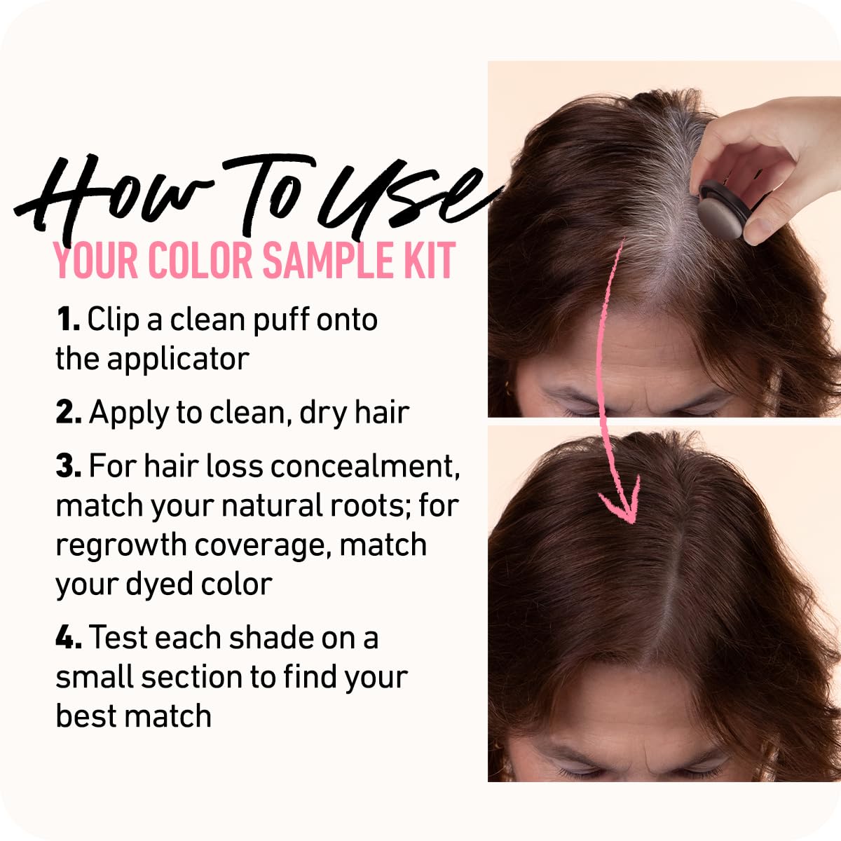 BOLDIFY Hairline Powder Color Sample Kit - Root Touch Up Hair Color for Gray Coverage - Bald Spot Concealing Hair Powder for Women & Men - 48-Hour Stain-Proof - Lighter Blondes