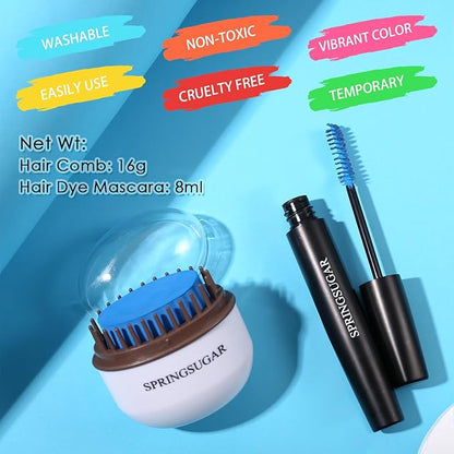 Blue Temporary Hair Chalk Color