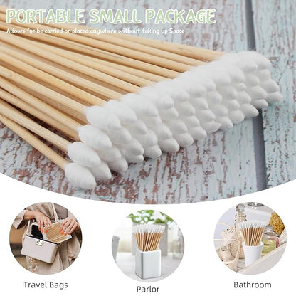 200 count bamboo cotton swabs
