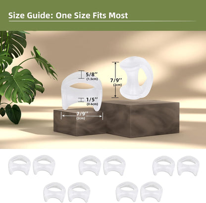 Pinky Toe Separator, Gel Toe Spacers Straightener, Hammer Toe Corrector for Feet Women and Man 10 Pcs/lot, Pinky Toe Bunion Spreaders for Overlapping Toes Women