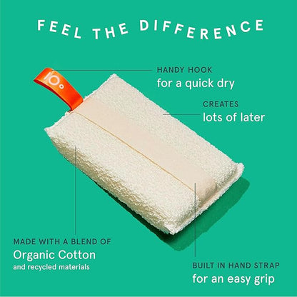 Cleanlogic organic cotton exfoliating body