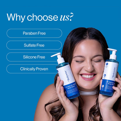 Be Bodywise Body Wash. Prevents Body Acne, Strawberry Skin. Non-Drying, Deep Moisture, Fresh Scent. Paraben Free, Suphate Free. 8.45 Fl Oz