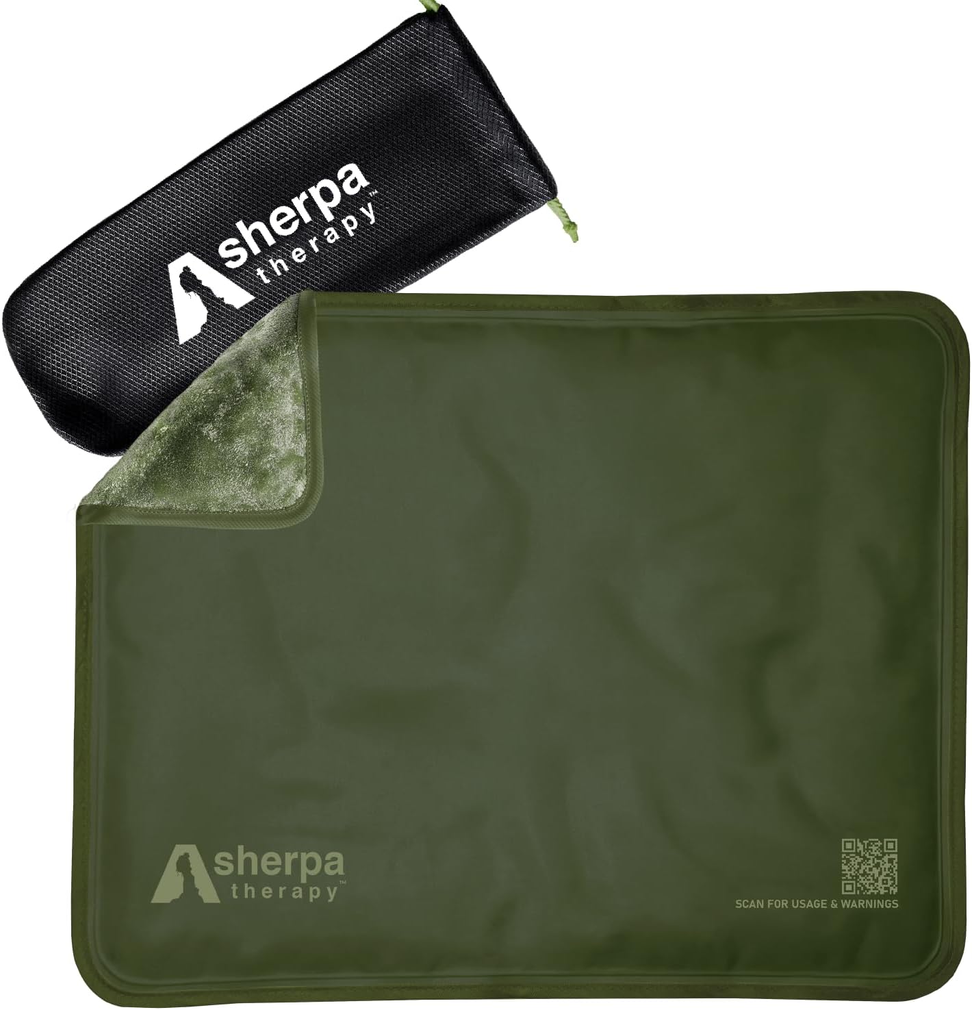 Large Ice Packs for Injuries Reusable - Soft Gel Hot and Cold Packs for Injuries, Hip, Shoulder, Back Pain Relief - 11.5" x 14.5" - Green