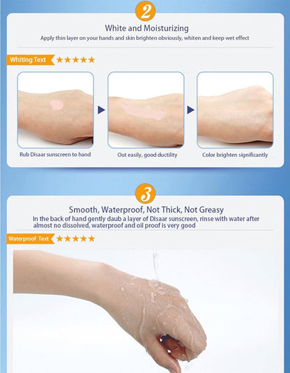 DISAAR Refreshning Sunblock Very High