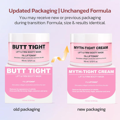 Cellulite Cream, Butt Firming and Lifting Cream - Reduce Cellulite Appearance | Reduce Loose & Stretch Mark Skin Tightening Cream for Body Booty, Legs & Belly Enhances Curves 3.72 fl.oz