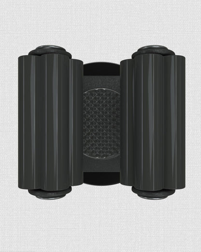 Mop Holder Magnetic, Black Steel Broom Hanger Magnetic Holder for Garden Tool, Rack Rake, Shovel Handle, Garage, Kitchen, Laundry Tools Organizer - No Drilling - 4 PCS/Gray…