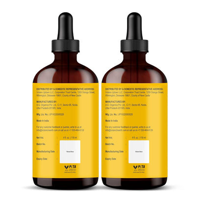 Botanic Hearth 100% Pure Batana Oil for Hair Growth- Weightless(Glass bottle 4 fl oz-Pack of 2) from Honduras|Hair Oil Repairs Dry Damaged Hair, Strengthening, Healthier Hair- Hair Tonic