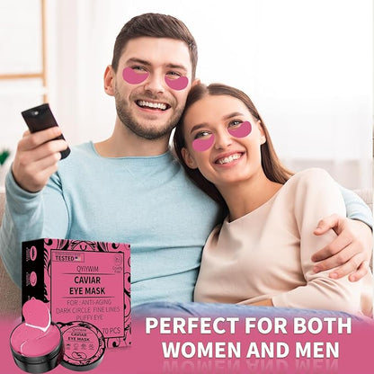 Under eye patches 70pcs, peach