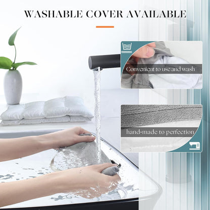 Heating Pad for Neck Shoulders and Back Microwavable Lavender Scented, Washable Cover, 1.5 lbs Microwave Warm Wrap