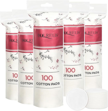 Premium cotton rounds for face