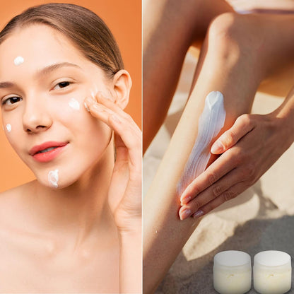 Patelai 4 Pieces Round Wide-mouth Leak Proof Plastic Container Jars with Lids for Travel Storage Makeup Beauty Products Face Creams Oils Salves Ointments DIY Making(2 Ounce,Clear)