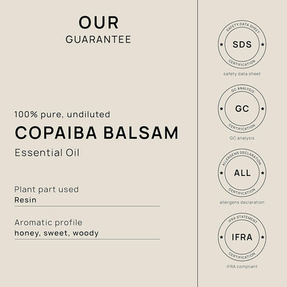 VINEVIDA Copaiba Balsam Essential Oil - Gallon Copaiba Balsam Oil Undiluted - Bulk Gallon Essential Oil for Soap Making Safe for Skin - DIY Candle Scents for Candlemaking Scents - 8 lbs