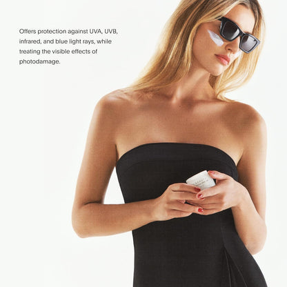 U Beauty Multimodal Defender SPF 30 Mineral Zinc Oxide Facial Sunscreen - Broad Spectrum UVA/UVB Protection with Vitamin C + E to Reduce & Prevent Dark Spots & Sun Damage - 1.7 fl oz