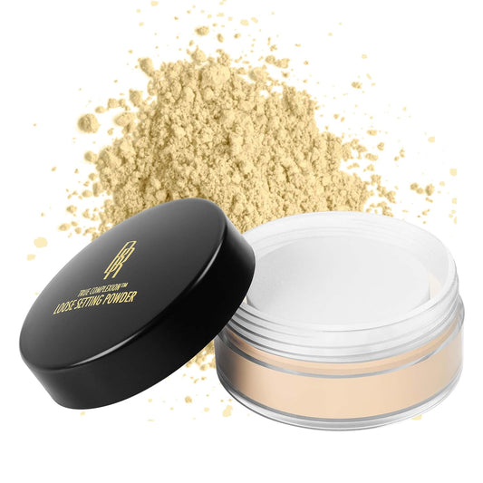 Black Radiance True Complexion Loose Setting Powder, Banana, 0.64 Ounce