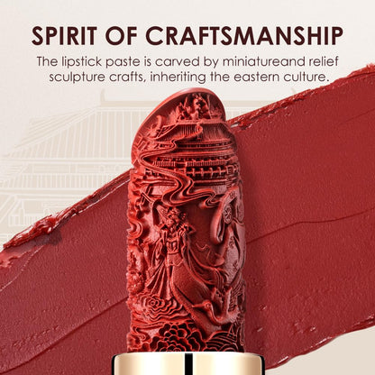 Catkin Moist Lipstick Hydrating High Impact Color Infused with Vitamin E and Avocado Oil Smooth Soft Texture Long Lasting Red Glow Finish 2pcs 06