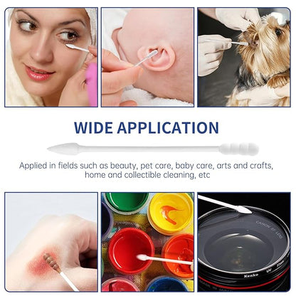 Pointed tip cotton swabs, 800