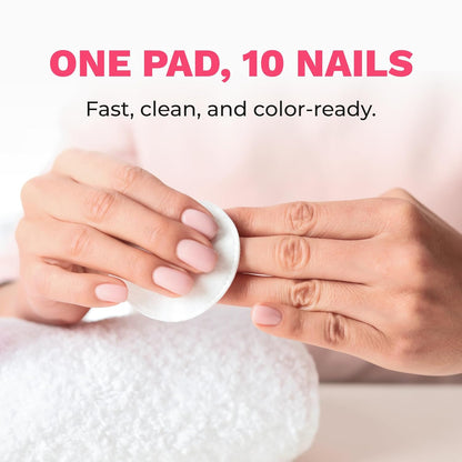 Diamond Wipes Nail Polish Remover Wipes with Aloe Vera, Acetone Nail Polish Remover Pads, Case of 500 Individually Wrapped Nail Polish Wipes