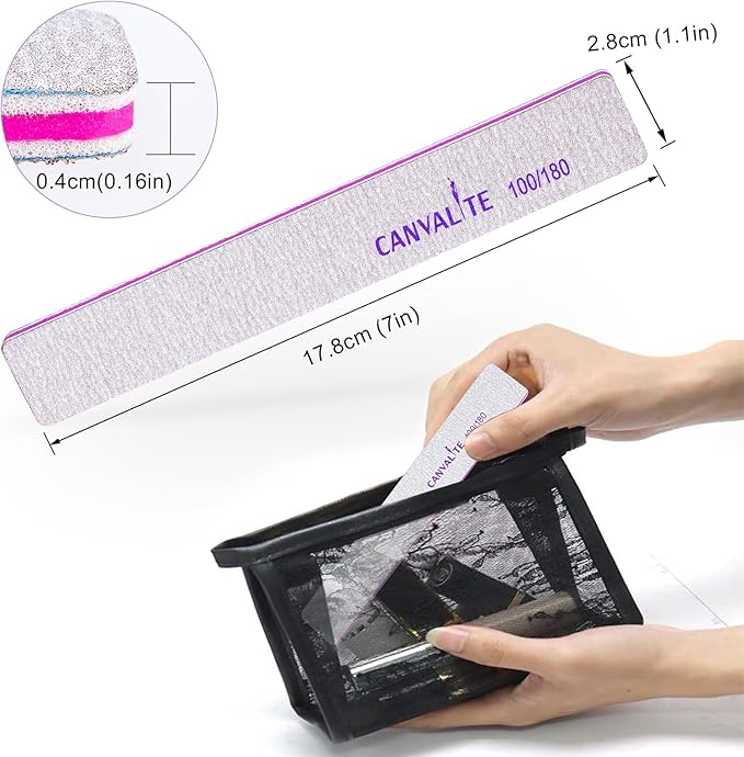 Canvalite 25 PCS Nail File
