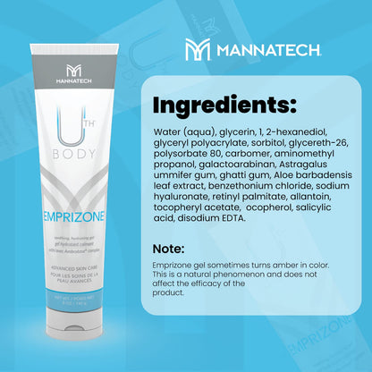 Mannatech Emprizone 5oz, Contains Aloe Vera Gel for Skin, Soothe Minor Skin Irritations, Hydrating Gel Balanced pH-levels, Paraben & Fragrance-free, Allergy tested, Dermatologist tested w/Ambrotose