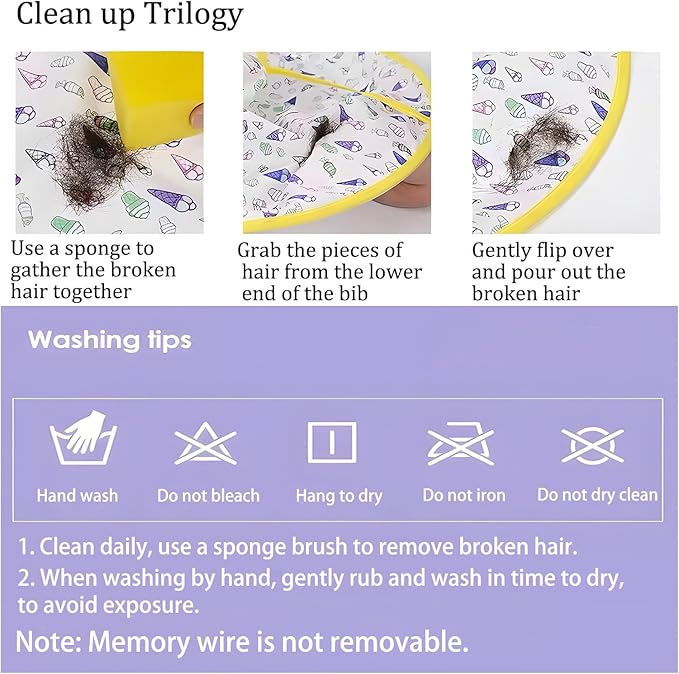 Kids Haircut Cape,Kids hair cutting