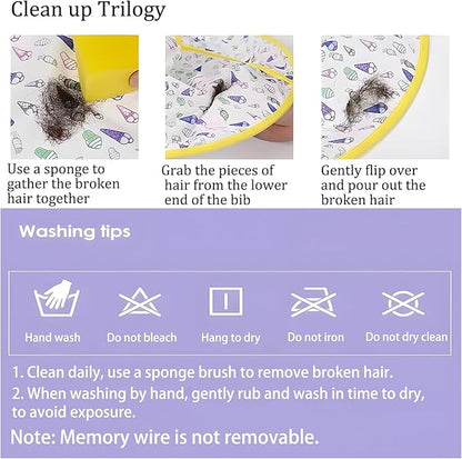 Kids Haircut Cape,Kids hair cutting