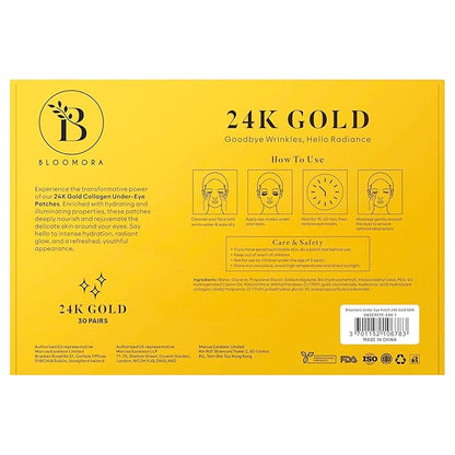 24k gold eye mask (30