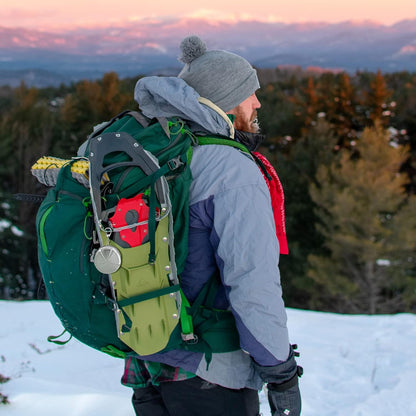 Litoexpe 5oz Collapsible Travel Cup With Keychain, Stainless Steel Folding Camping Cup Portable Drinking Mug For Hiking, Picnic and other Outdoor Activities, 150ml